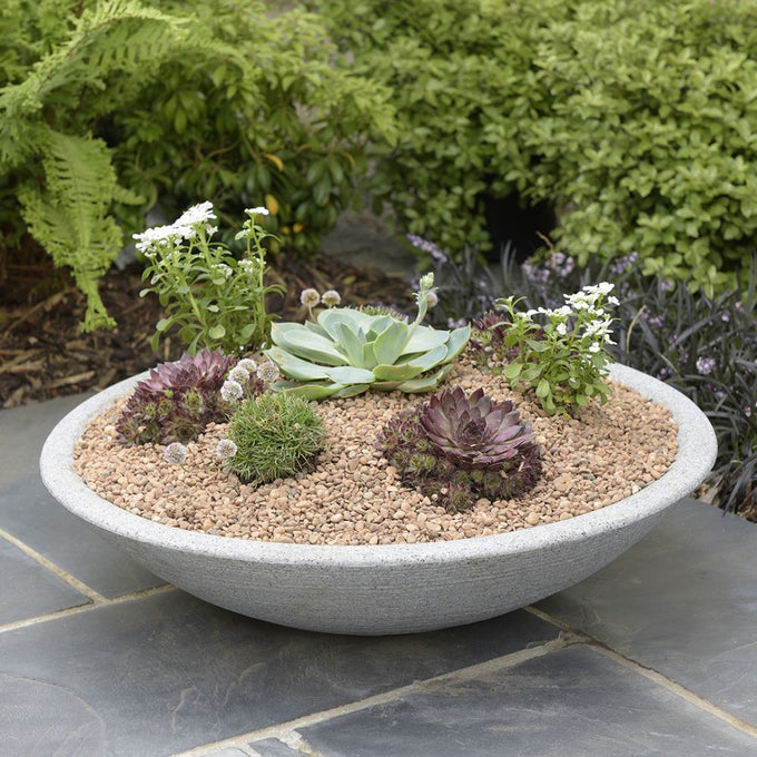 60cm Varese Low Bowl Alpine Grey Alpine Grey - Image 1