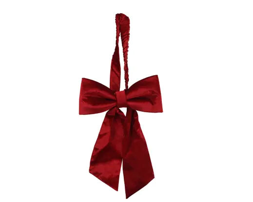 Oxblood Christmas Chair Bow – 55 x 37cm - Image 2