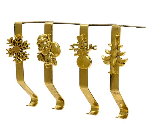 Antique Gold Stocking Hook – Assorted Designs | Sold Singly - Image 1