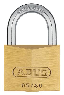 Compact Brass Padlock Ka6401 with hardened steel shackle, durable solid brass body, ideal for travel - Keans Claremorris