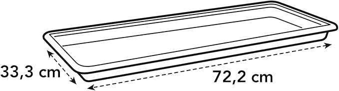 Green Basics Garden XXL Saucer 80cm in Living Black – durable plant tray for large pots | Keans Claremorris