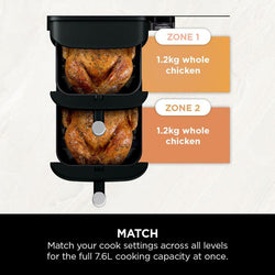 Ninja Double Stack 2-Drawer Air Fryer 7.6L | SL300UK