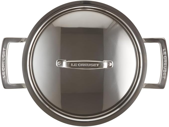 Le Creuset Classic 3-ply Stainless Steel Deep Casserole 20cm - Image 4