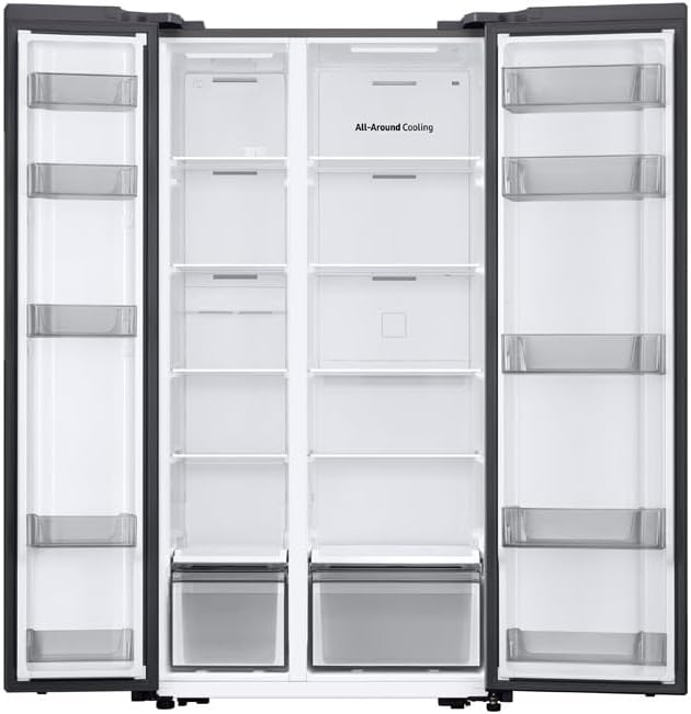Samsung Non-Plumbed Plain Door Series 6 SBS American Fridge Freezer | Stainless Steel - Image 7