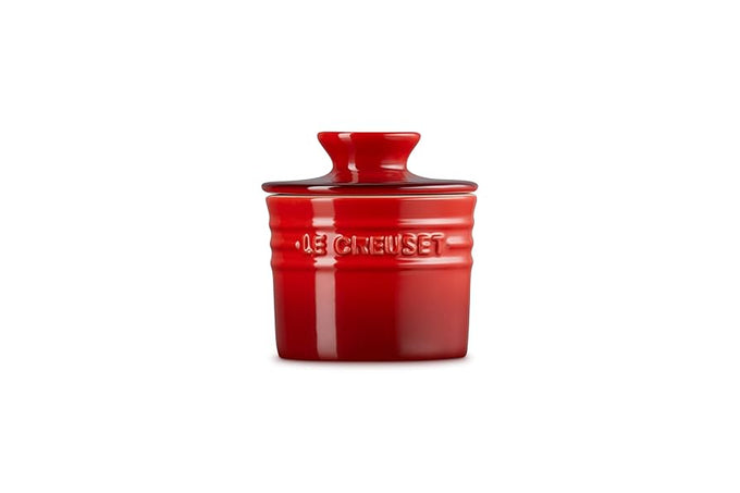 Le Creuset Butter Crock 170ml Cerise 
Butterbell - Image 3