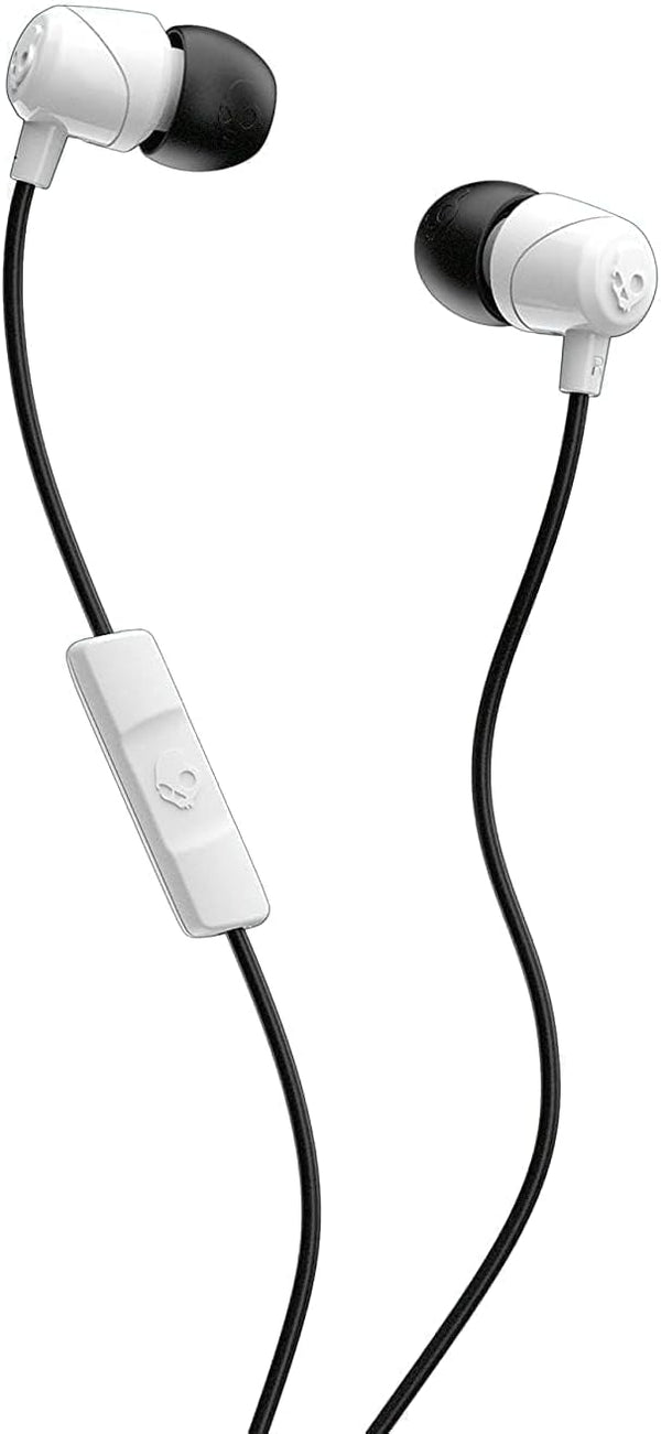 Skullcandy Jib White In-Ear Wired Earbuds with Mic, 3.5mm AUX, noise-isolating, call and track control – Keans Claremorris