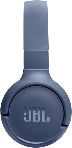 JBL Tune520BT wireless on-ear headphones in blue, Bluetooth audio, lightweight design – available at Keans Claremorris.