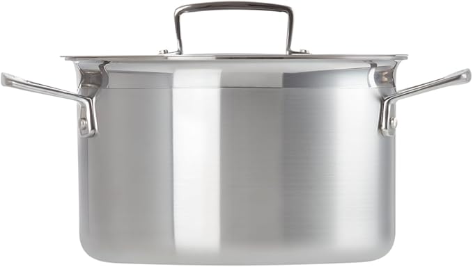 Le Creuset Classic 3-ply Stainless Steel Deep Casserole 20cm - Image 2