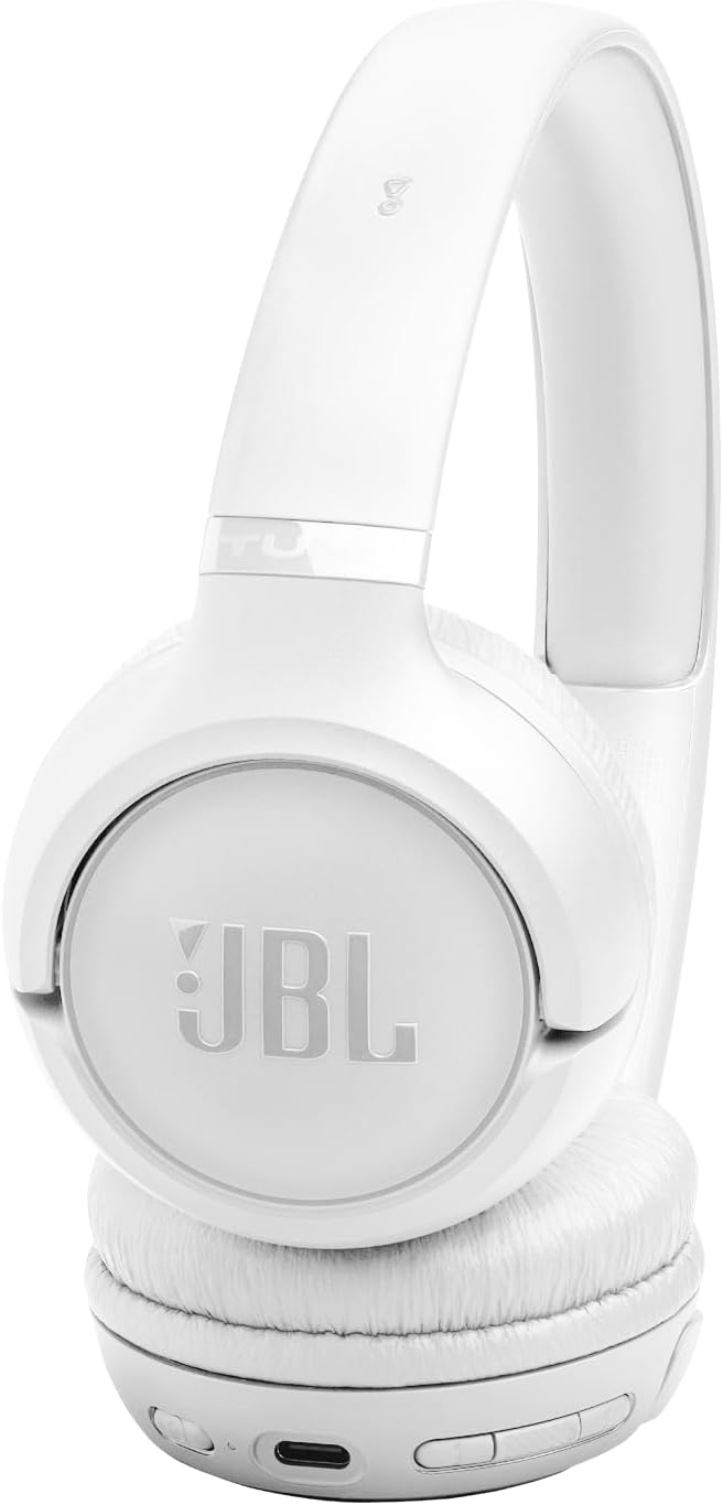 JBL Tune 530BT Wireless On-Ear Headphones 76H Battery White| JBLT530BTWHTEU - Image 4