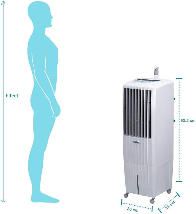 Symphony Diet 22i Portable Air Cooler in White - Compact, energy-efficient cooling | Available at Keans Claremorris