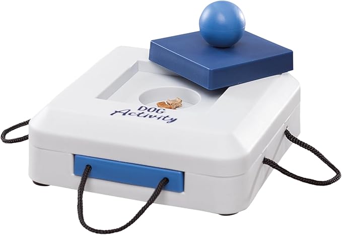 Dog Activity Gamble Box for interactive pet play and mental stimulation – available at Keans Claremorris.