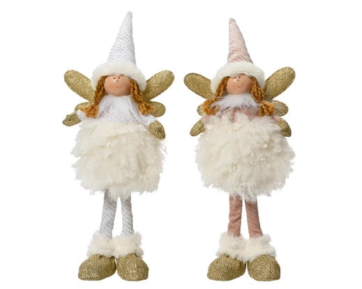 Angel Polyester tote bag with double handles, interior pocket, assorted colors, 16x8x43cm, sold individually - Keans