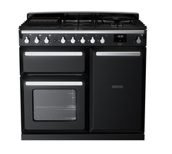 Rangemaster Dual Fuel Estel Deluxe 100cm Chrome Trim