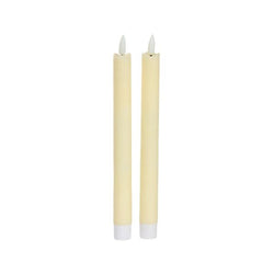 Faux Flame Table Candles  2pk - Cream