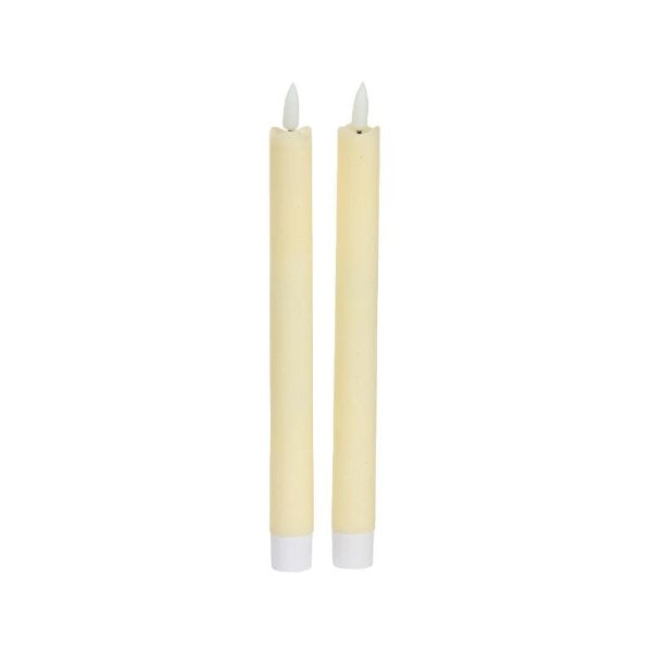 Faux Flame Table Candles  2pk - Cream - Image 1
