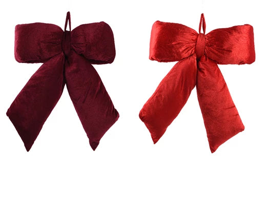 Padded Polyester Bow – Assorted Colours L.40cm 