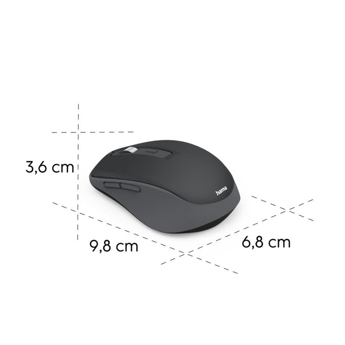 Hama Wm-450 Multi-Device Mouse Black - Image 4