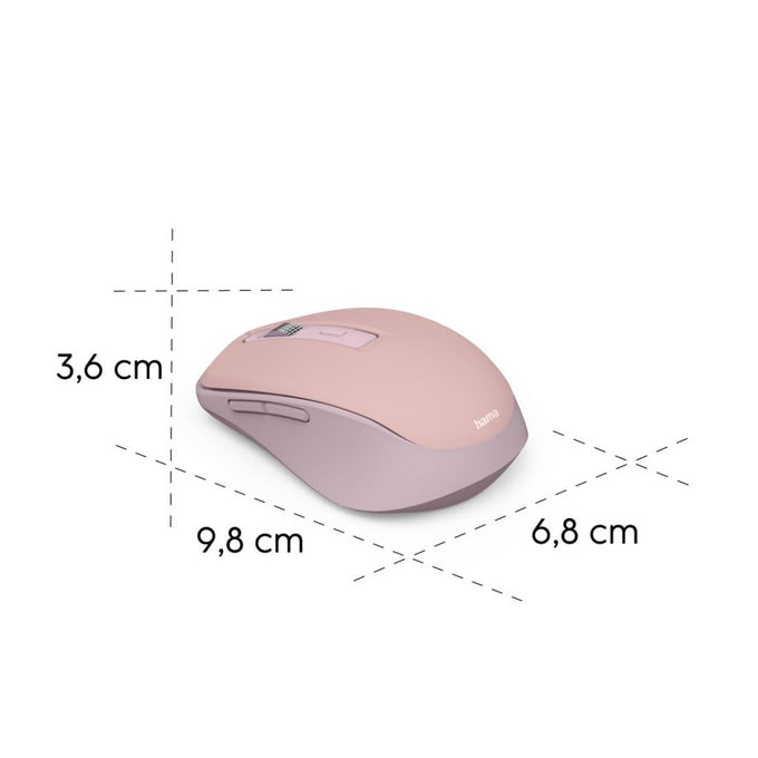 Hama Wm-450 Multi-Device Mouse Pink - Image 4