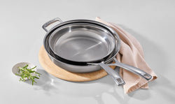 Le Creuset 3PLY  Uncoated Frying Pans Set 24cm/28cm