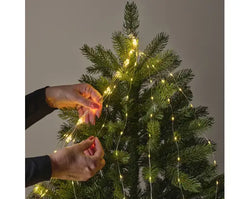 Micro LED Tree Bunch Lights – 672 Warm White LEDs, (for 7ft 210cm tree}
