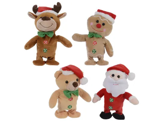 Moving Christmas Figure 20cm – Assorted Design - Image 1