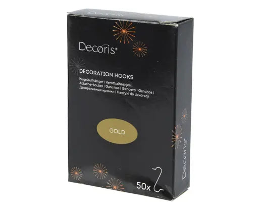Bauble Hangers Gold  – Box of 50