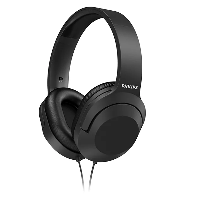 Philips Audio H2005BK/00 Over-Ear Stereo Headphones Wired - Image 1