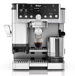 Ninja Luxe Café Premier ES701UK 3-in-1 espresso machine with auto froth, 25 grind settings, silver finish – Kean’s