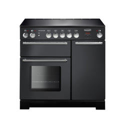 Rangemaster Infusion 90CM induction range cooker with sleek design, available at Keans Claremorris.