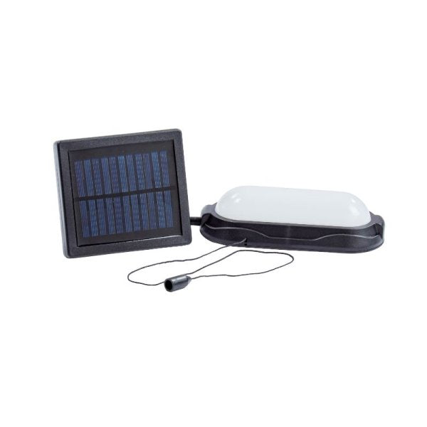 Solar Shed Light by Keans Claremorris – energy-efficient, weatherproof outdoor lighting for sheds and gardens.