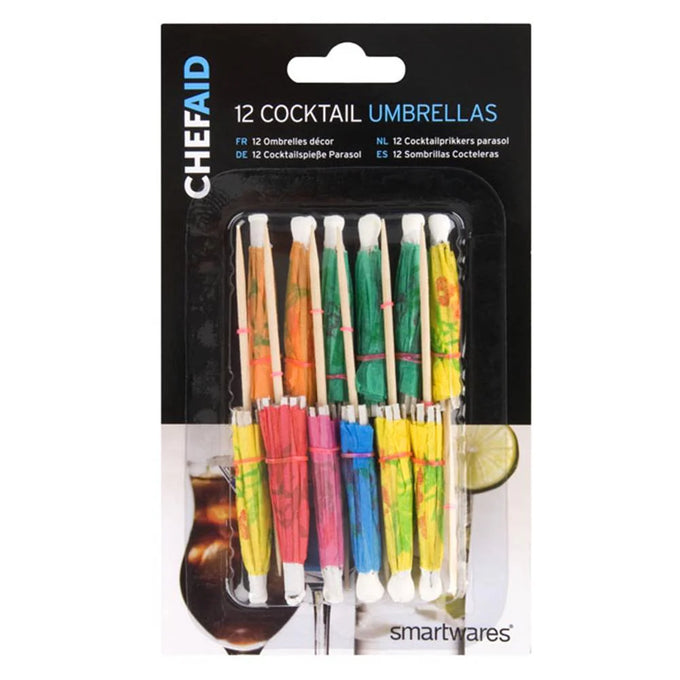 Chef Aid 12 Cocktail Umbrellas - Image 2