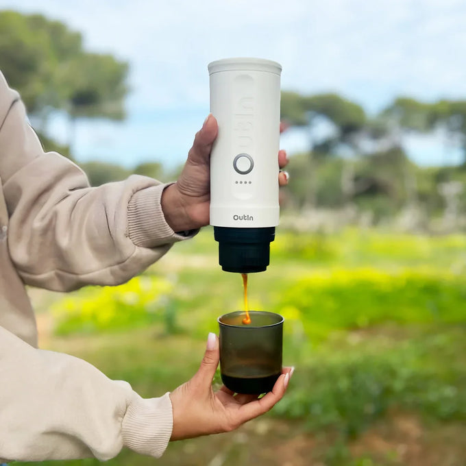 Outin Nano Portable Espresso Machine - Pearl White|OTEM-01-PW - Image 7