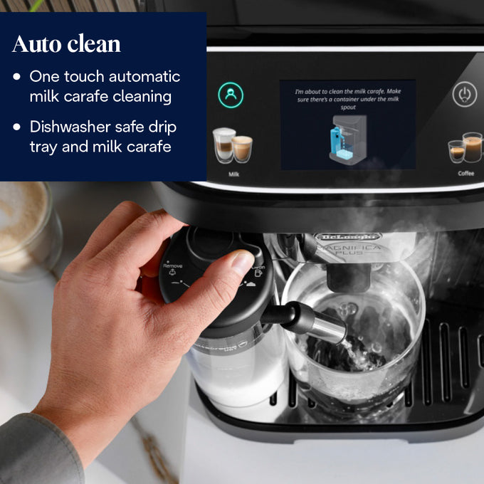 DeLonghi Magnifica Plus Automatic Bean to Cup Coffee Machine | ECAM320.60.B | Black - Image 9