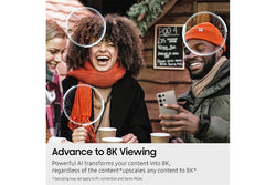 Samsung 75" Neo QLED 8K with Mini LED QN900F Glare Free AI Smart TV