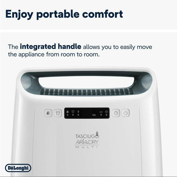 DeLonghi Tasciugo AriaDry 16L Multi Dehumidifier | DEXD216RF | White - Image 5