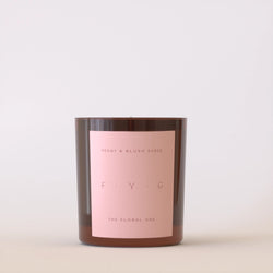 Peony & Blush Suede Candle F.Y.G