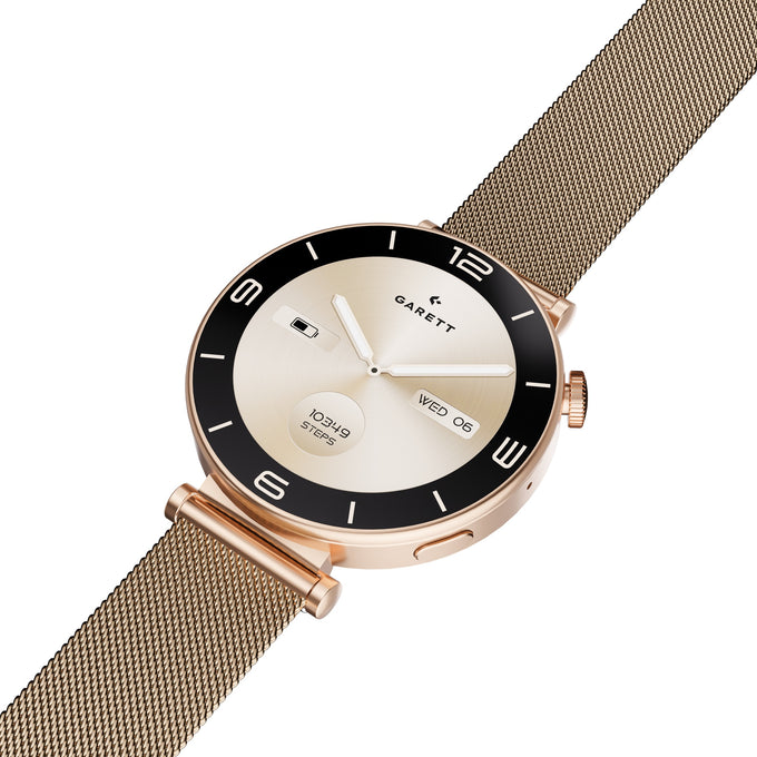 Smartwatch Garett Rose Gold Mesh - Image 3