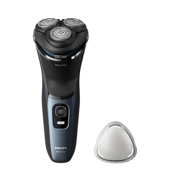 Philips Wet & Dry Electric Shaver Series 3000 with 5D Flex heads, Pop-up trimmer, surgical steel blades – available at Keans