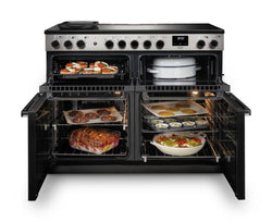 Rangemaster Edge Delux Induction 110cm Black with Slow Cook Oven