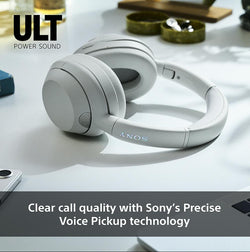 Sony WHULT900NW.CE7 White Wireless Headphones with Noise Cancelling - Available at Keans Claremorris