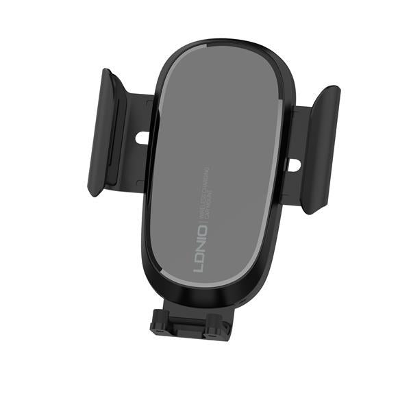 Ld 15W Qi Car Phone Holder with 15W fast wireless charging, auto clamp, 360° rotation, USB-C cable - Keans Claremorris