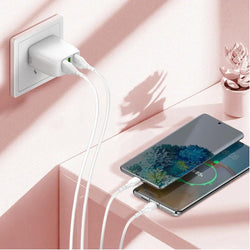 LDNIO USB-A-USB-C 2M 25W Fast Charging Data Cable