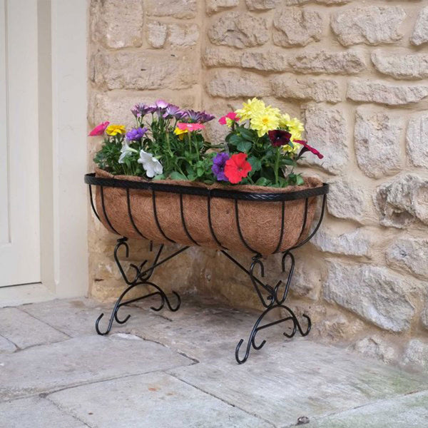 24" Saxon Cradle Planter by Smart Garden, durable outdoor flower planter - Keans Claremorris