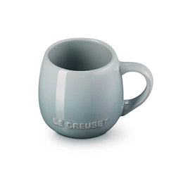 Le Creuset Stoneware Coupe Mug 0.32L in Sea Salt color, durable and stylish – available at Keans Claremorris