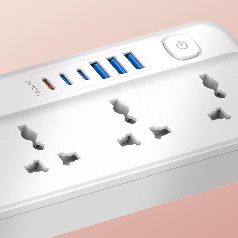 Ldnio 5 Gang Socket & Usb Ports 2500W | 603789 - Image 2