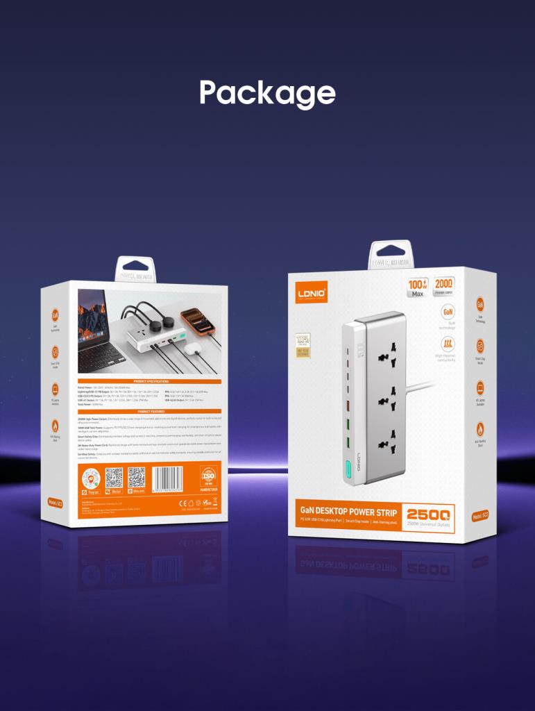 LDNIO 100W PD 10In1 Gan Desktop Charging Station | 604397 - Image 3