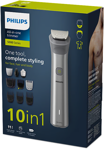 Philips Series 5000 10-in-1 Face, Hair & Body Trimmer | MG5920/15 - Image 4