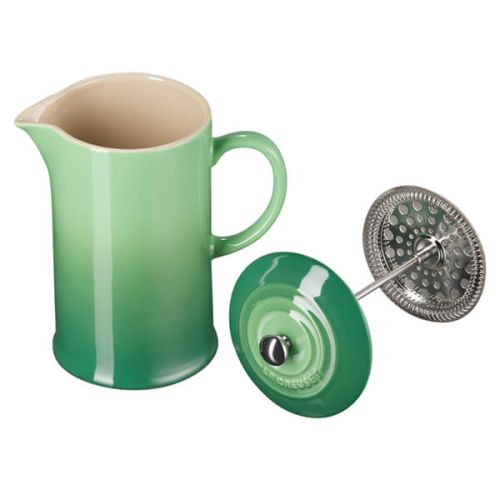 Le Creuset Stoneware 1L Cafetière with Bamboo Lid - Durable French Press Coffee Maker | Keans Claremorris