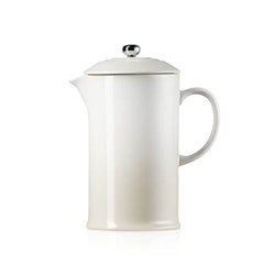 Le Creuset 1L Stoneware Cafetière in Meringue color – durable, stylish coffee press | Keans Claremorris