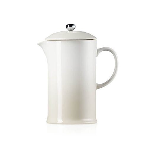 Le Creuset 1L Stoneware Cafetière in Meringue color – durable, stylish coffee press | Keans Claremorris
